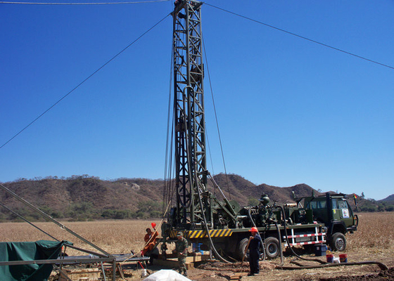 Truck Mounted Depth 300m Hydraulic Water Well Drilling Rig