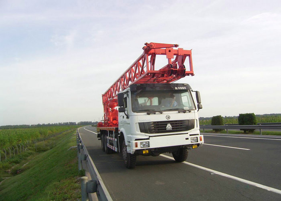 Top Head Drive Trailer Mounted 850m Water Well Drilling Rig