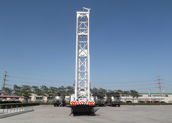 Top Head Drive Trailer Mounted 850m Water Well Drilling Rig