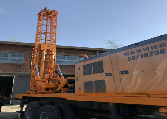 650m Depth 30T Load Truck Mounted Drill Rig For Water Source Development