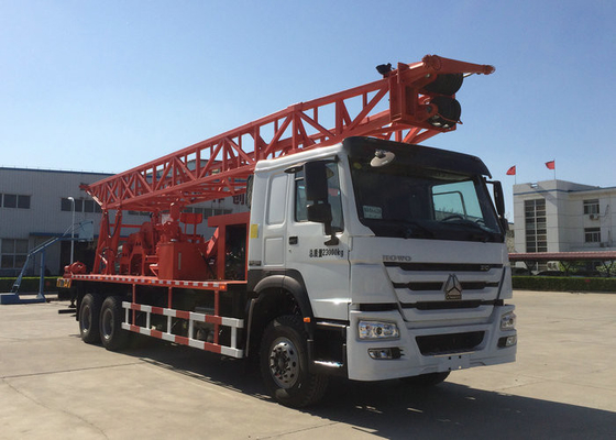TRAILER AND TRUCK VERTICAL DRIL DRILLDRILLING RIG TOP HEAD DRIVE DTH AND MUD HIGH TORQUE, SIMPLE AND EFFICIENT