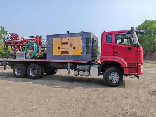 強力なトラック搭載水井掘削用ドリルリグ 300M深さ30Tドリルタワー負荷
